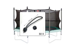 Poza cu Set elastice prindere plasa de siguranta (30 buc.)