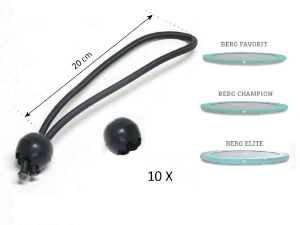 Poza cu Set elastice prindere  protectie arcuri trambulina (10 buc)