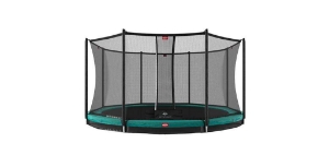 Poza cu Trambulina Berg Favorit Inground 380 Verde cu plasa Comfort